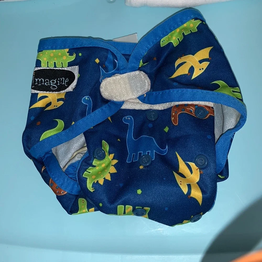 Cloth diaper covers and prefold cloth diapers. #5